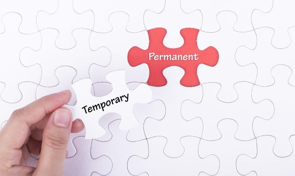 Should you accept a temporary job when you are looking for a permanent one