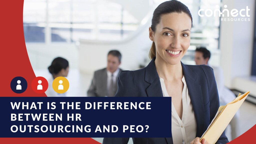 What is the difference between HR outsourcing and PEO?