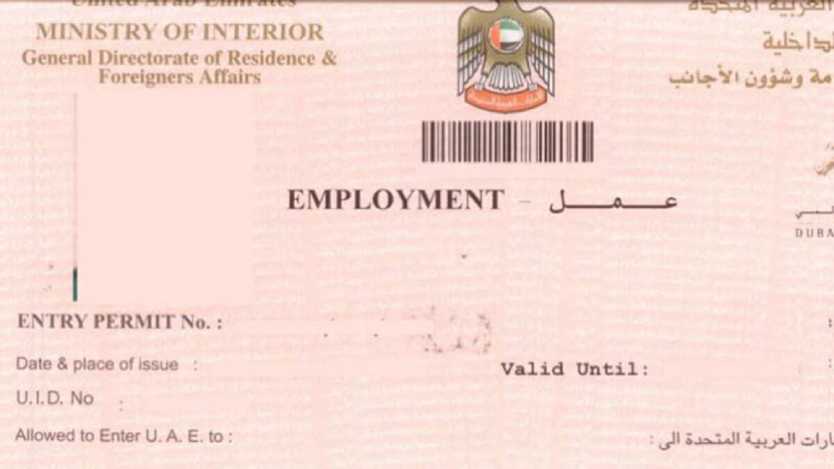 employment visa Dubai