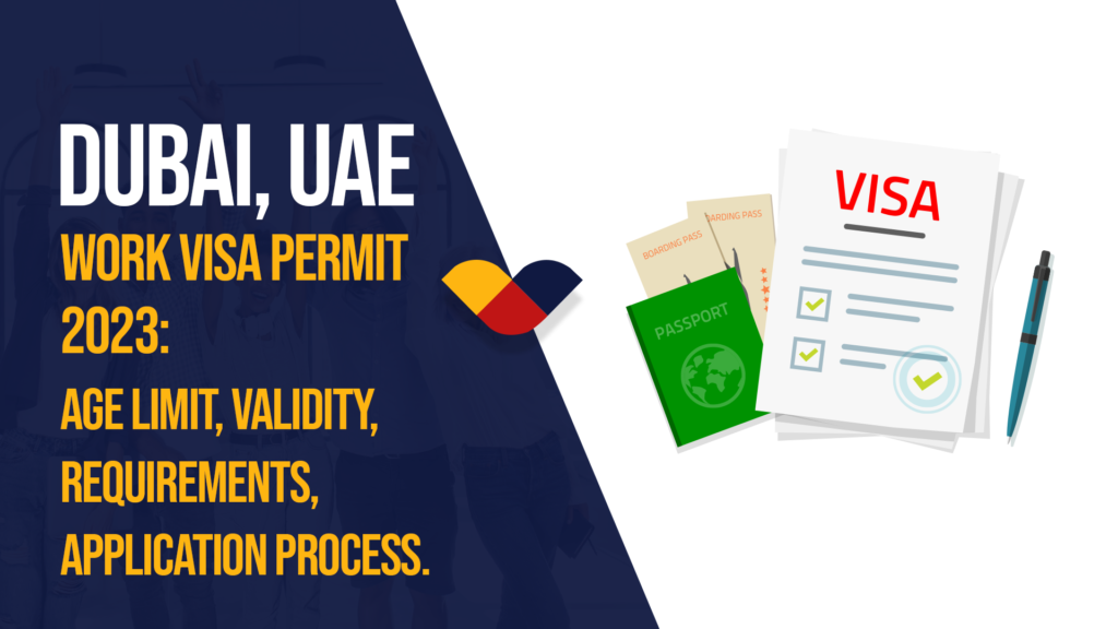 Dubai, UAE Work Visa Permit 2023: Age Limit, Validity, Requirements ...